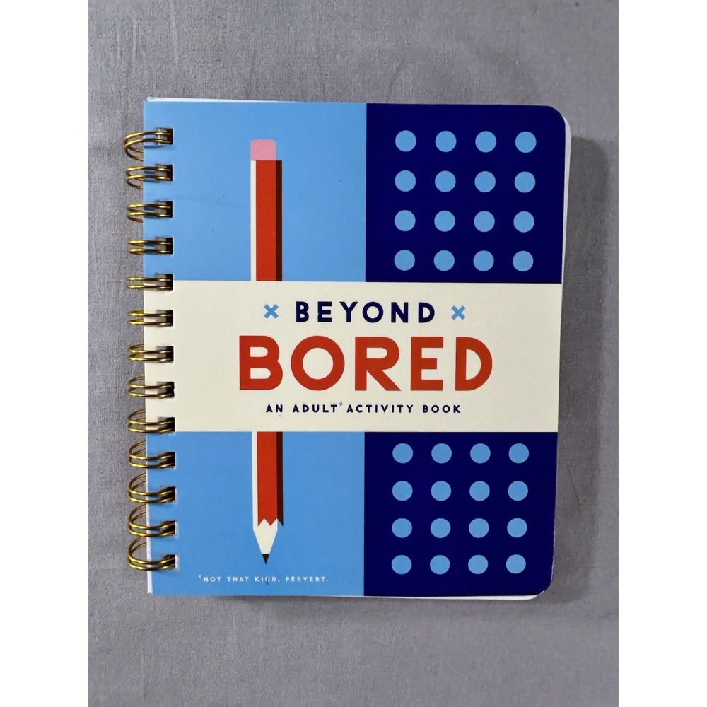 Beyond Bored – Adult Activity Book With 200 Pages Of Puzzles By Brass Monkey